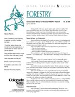 Grass seed mixes to reduce wildfire hazard