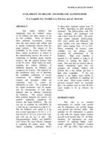 Availability of organic and inorganic zinc fertilizer