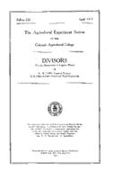Divisors : for the measurement of irrigation water