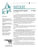 Controlling aquatic vegetation
