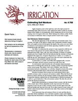 Estimating soil moisture