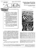 Conducting off-station agronomic research