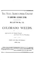 Colorado weeds