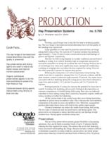 Hay preservation systems
