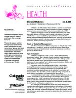 Diet and diabetes