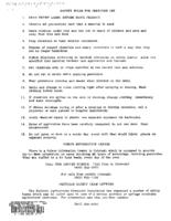 Safety rules for pesticide use