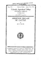 Abortion disease of cattle