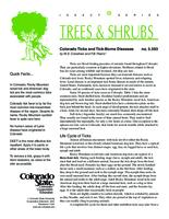 Colorado ticks and tick-borne diseases