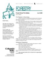 Forest home fire safety