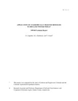 Application of anaerobically digested biosolids to dryland winter wheat : 1999-00 technical report