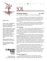 Fertilizing potatoes