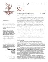 Fertilizing mountain meadows