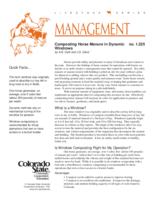 Composting horse manure in dynamic windrows