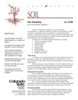 Soil sampling