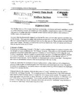 County data book. Welfare section Welfare section