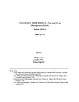 Colorado tree fruits : pest and crop management guide