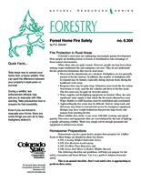 Forest home fire safety