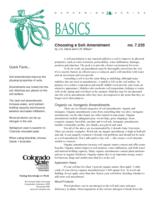 Choosing a soil amendment