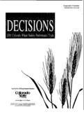 2001 Colorado wheat variety performance trials