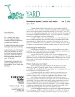 Broadleaf weed control in lawns