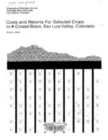 Costs and returns for selected crops in Closed Basin, San Luis Valley, Colorado, 1974