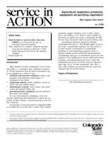 Agricultural respiratory protective equipment : air purifying respirators