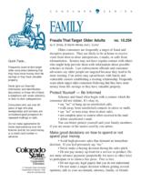 Frauds that target older adults