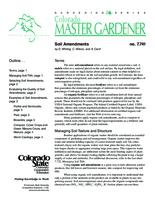 Soil amendments