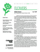 Edible flowers