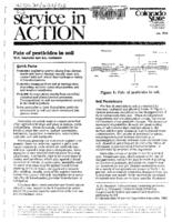 Fate of pesticides in soil