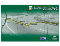 Corridor selection study, a plan for US 50