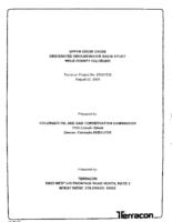 Upper Crow Creek designated groundwater basin study, Weld County Colorado