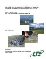 Phase II Raton Basin gas seep investigation Las Animas and Huerfano Counties, Colorado