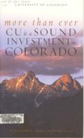 University of Colorado, more than ever CU is a sound investment in Colorado : Economic indicators 2003