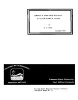 Economics of ground water development in the High Plains of Colorado