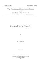 Cantaloupe seed