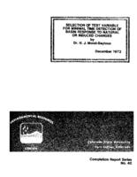Selection of test variable for minimal time detection of basin response to natural or induced changes