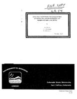 Geologic factors in the evaluation of water pollution potential at mountain dwelling sites