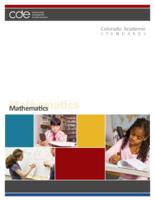 Colorado academic standards. Mathematics