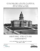 Colorado State Capitol historic structure assessment