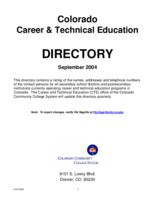 Colorado career & technical education directory