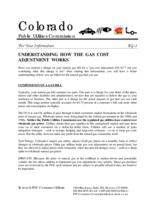 Understanding how the gas cost adjustment works
