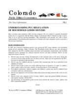 Understanding PUC regulation of household goods movers