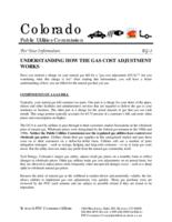 Understanding how the gas cost adjustment works