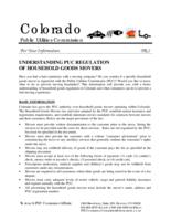 Understanding PUC regulation of household goods movers