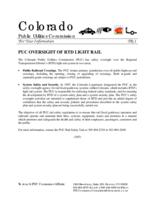 PUC oversight of RTD light rail
