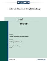 Colorado statewide freight roadmap final report