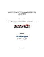 Indirect induced growth effects analysis