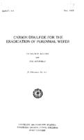 Carbon disulfide for the eradication of perennial weeds