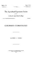 Colorado climatology